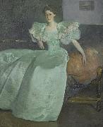 John White Alexander Miss Helen Manice oil painting artist